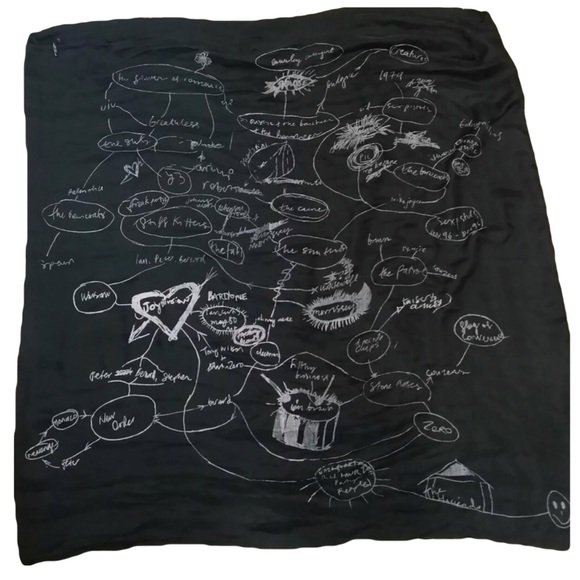 All Saints Accessories - All Saints Scarf Rock Family Tree Scarf Snood XL